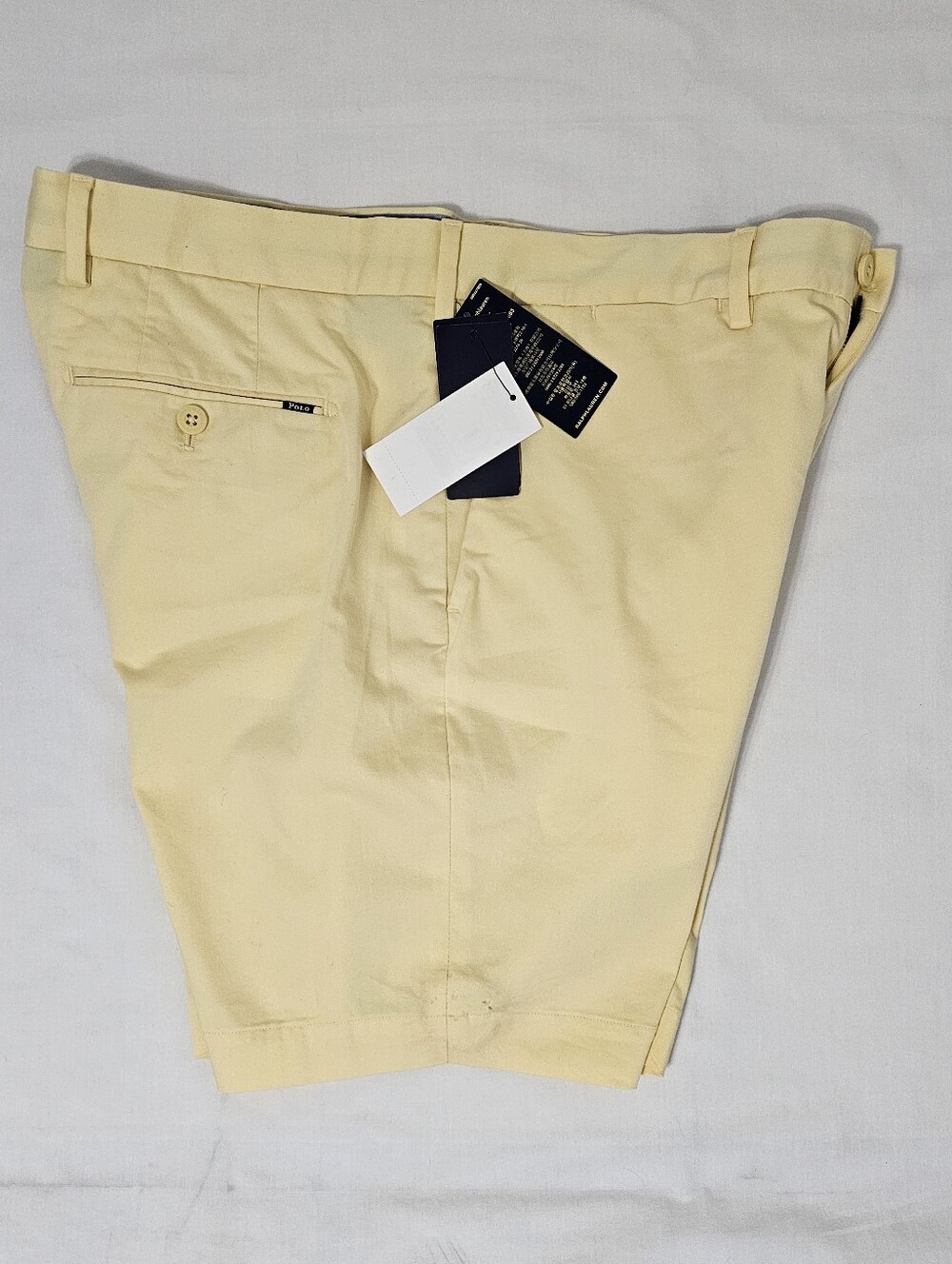 Polo Ralph Lauren Performance Golf Shorts Men’s 34 Yellow Tailored Fit - Picture 3 of 8